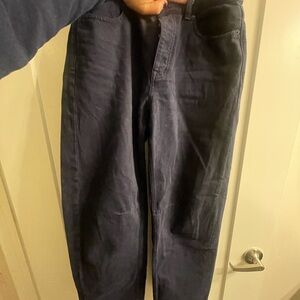 Madewell Women’s darted barrel-leg jean